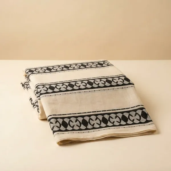 Black_And_Cream_Premium_Cotton_Geometric_Circle_Border_FABRIC_FOR_garment_dresses_and_beachwear