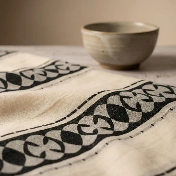 Black_And_Cream_Premium_Cotton_Geometric_Circle_Border_FABRIC_FOR_garment_dresses_and_beachwear