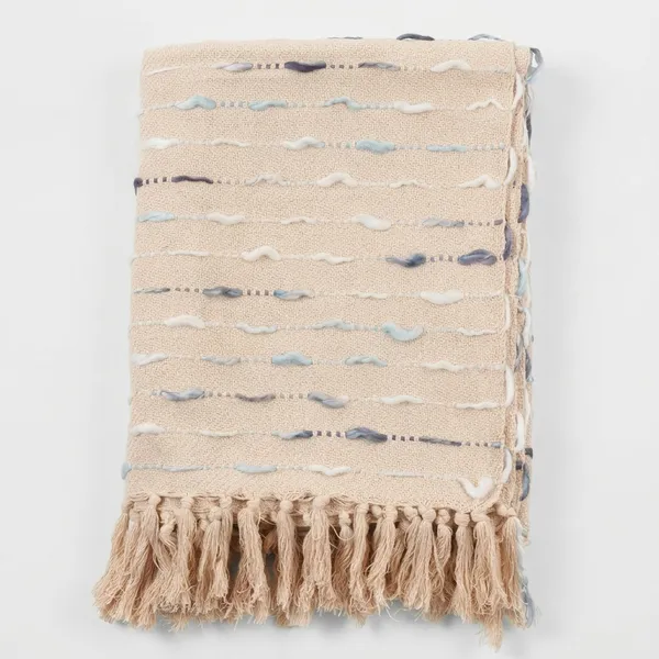 Beige_Premium_Cotton_Textured_Throw_Throw_Blanket_For_Home_Decor