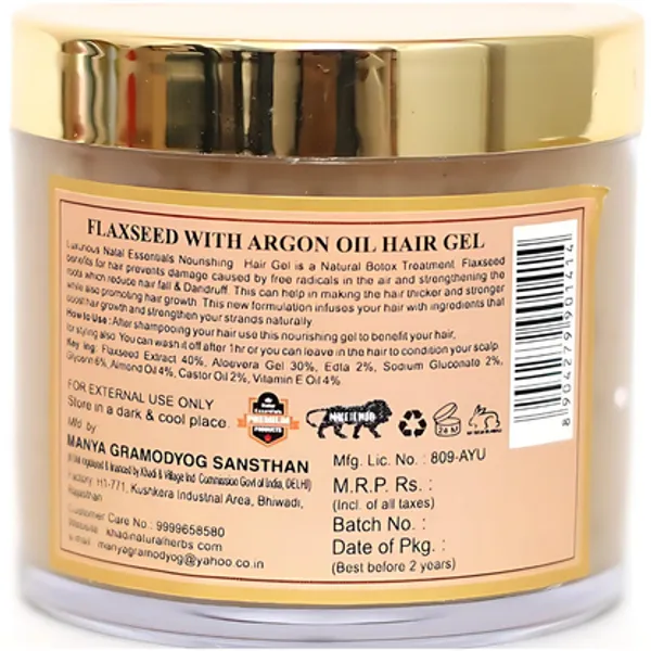 Ayurvedic_Nourishing_Hair_Gel_Flaxseed_With_Argon_Oil