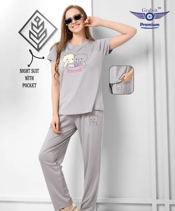 Grey_Cotton_Night_Suit_For_Women