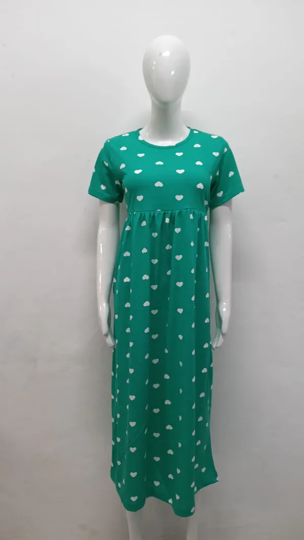 Multicolor_Cotton_Long_Gown_For_Women