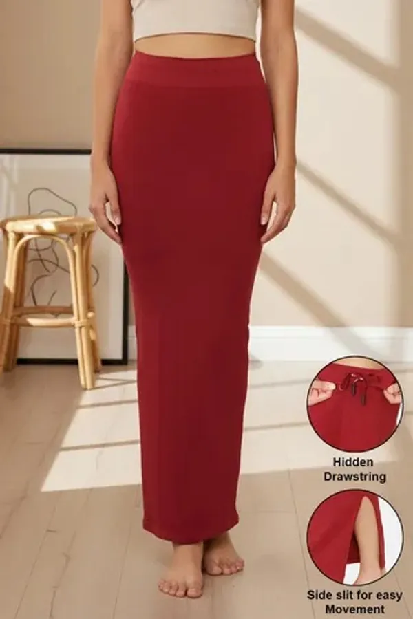 Maroon_Cotton_Shapewear_For_Women