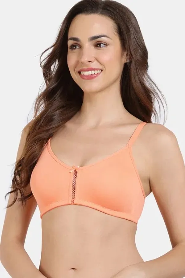 Orange_Cotton_Full_Coverage_Bra_For_Women
