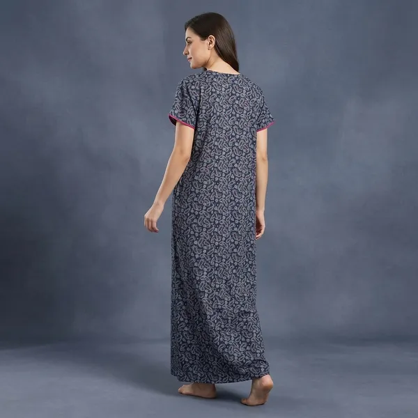 Navy_Blue_Cotton_Nighty_For_Women