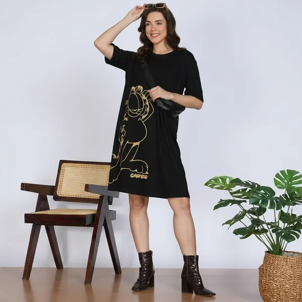 Black_Cotton_T-Shirt_Dress_For_Women