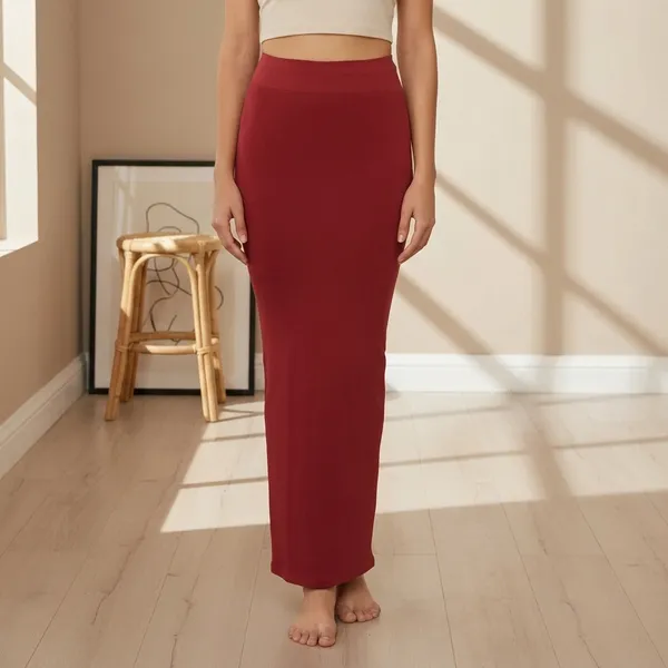 Maroon_Cotton_Shapewear_For_Women
