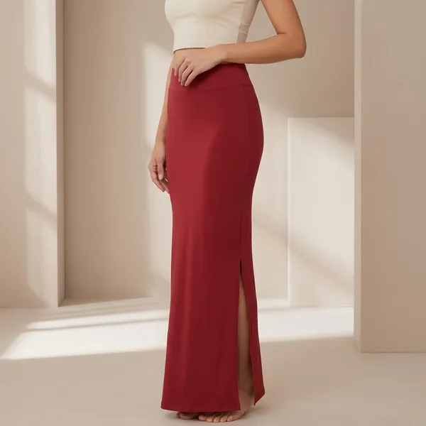 Maroon_Cotton_Shapewear_For_Women