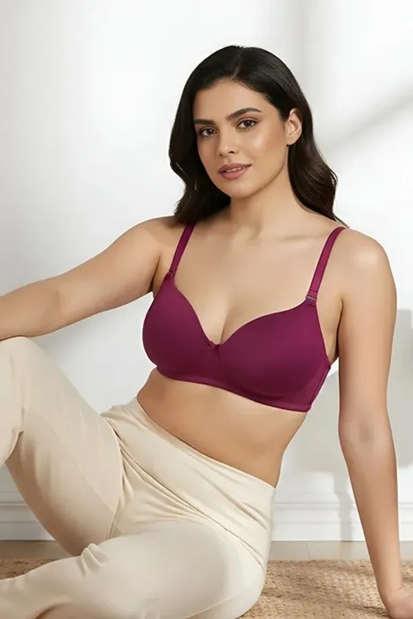 Maroon_Cotton_Full_Coverage_Bra_For_Women