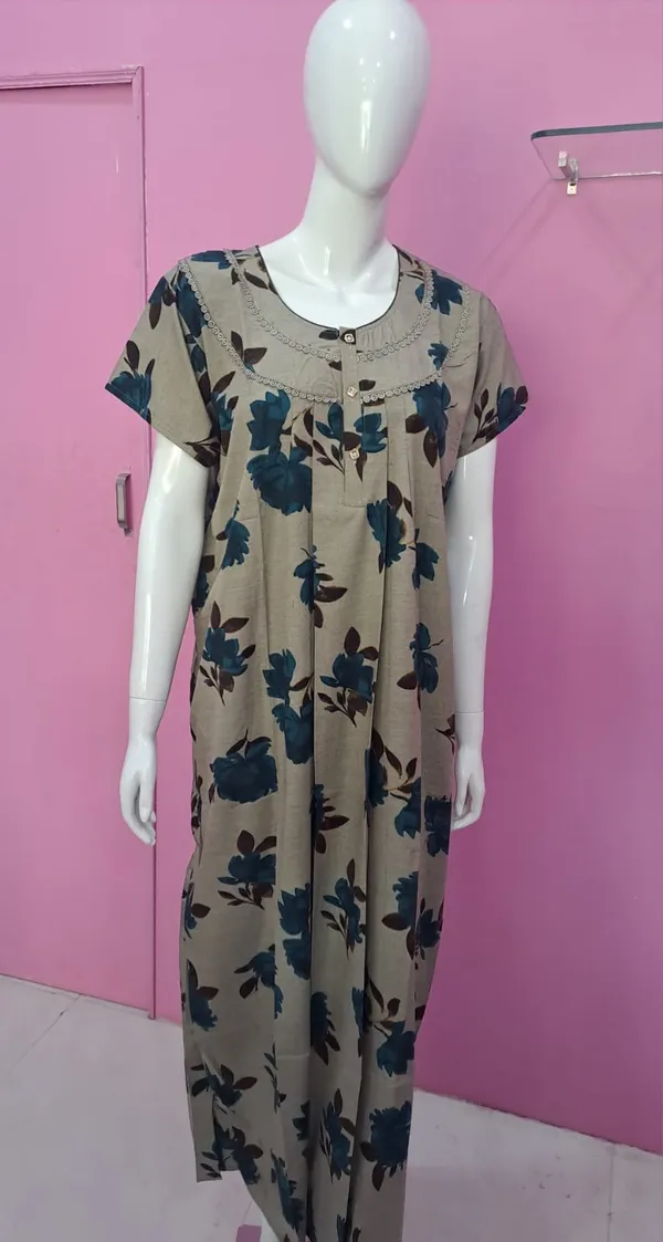 Multicolor_Cotton_Nighty_For_Women
