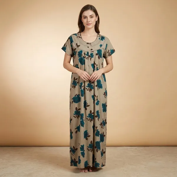 Multicolor_Cotton_Nighty_For_Women