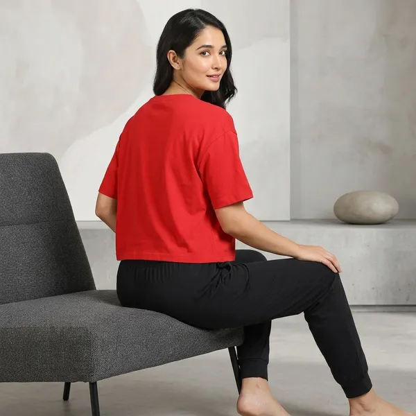 Orange_Cotton_Lounge_Set_For_Women