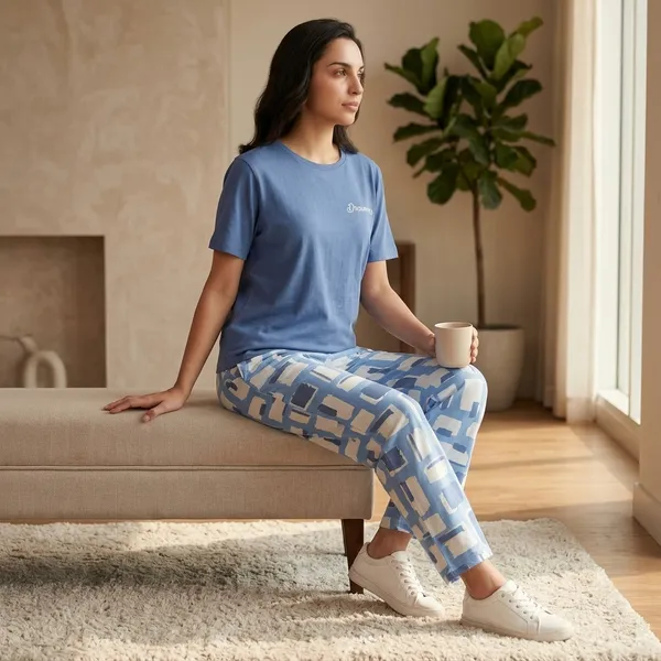 Blue_Cotton_Co-Ord_Set_For_Women