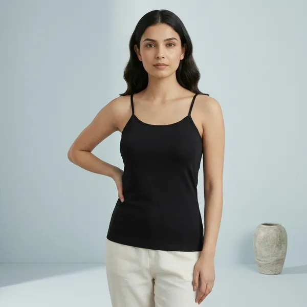 Black_Cotton_Camisole_For_Women