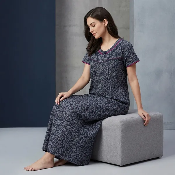 Multicolor_Cotton_Nighty_For_Women
