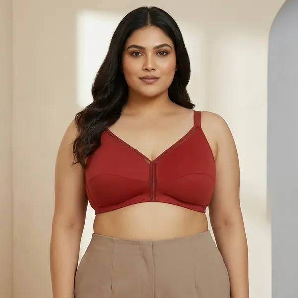 Red_Cotton_Minimiser_Bra_For_Women