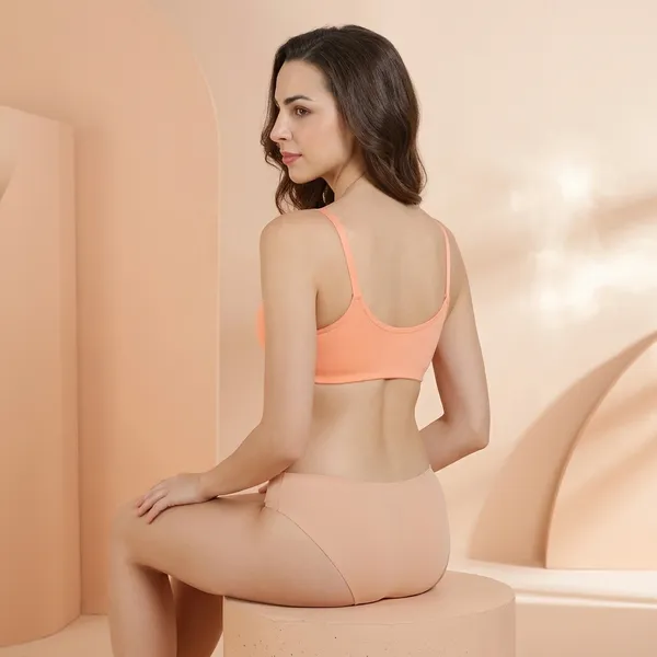 Orange_Cotton_Full_Coverage_Bra_For_Women