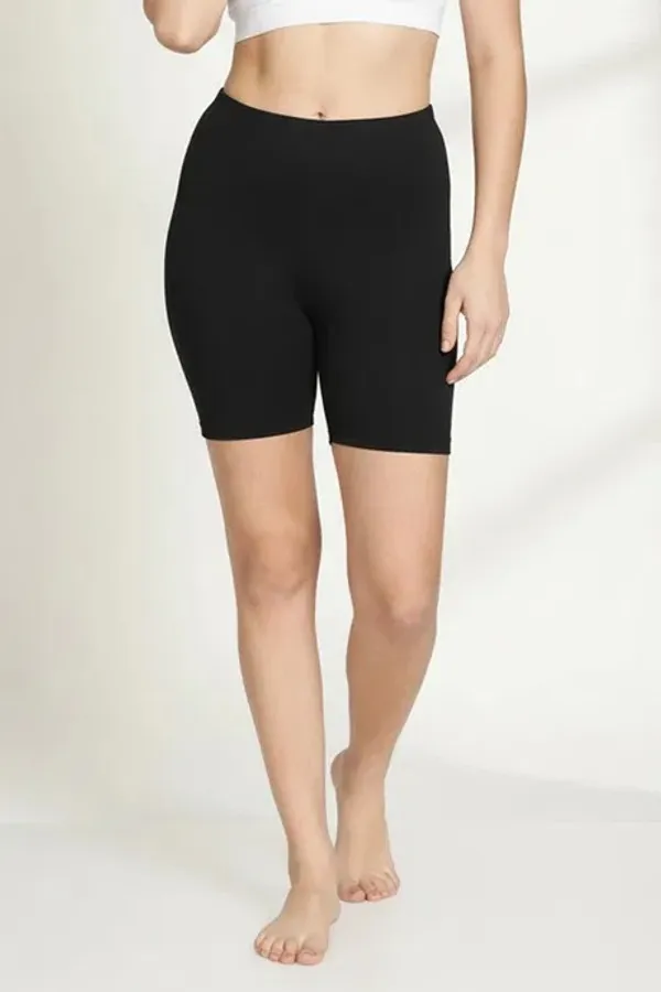 Black_Cotton_Cycling_Shorts_For_Women