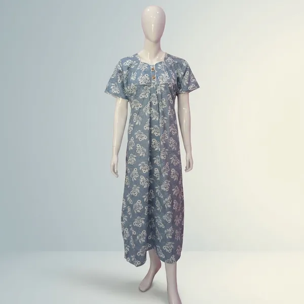 Grey_Cotton_Nighty_For_Women