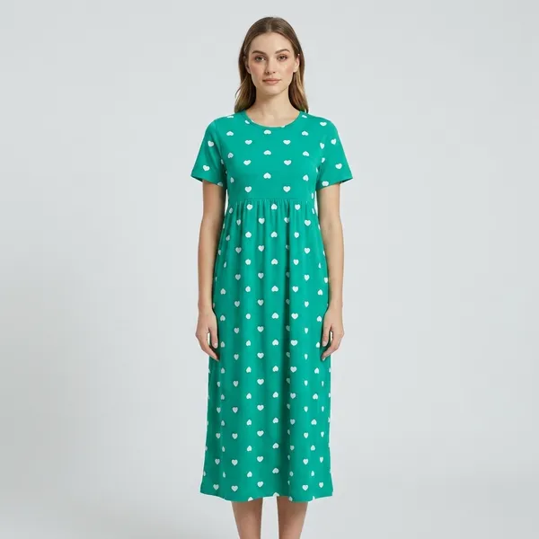 Multicolor_Cotton_Long_Gown_For_Women