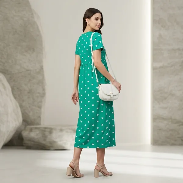Multicolor_Cotton_Long_Gown_For_Women