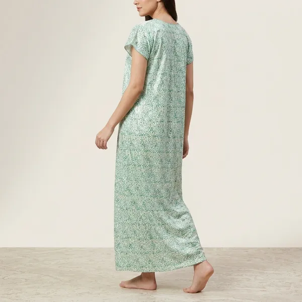 Green_Cotton_Maxi_Nighty_For_Women