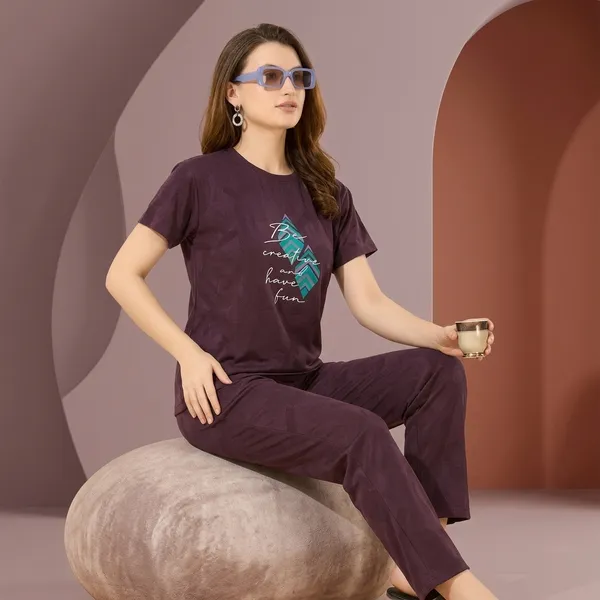 Purple_Cotton_Lounge_Set_For_Women