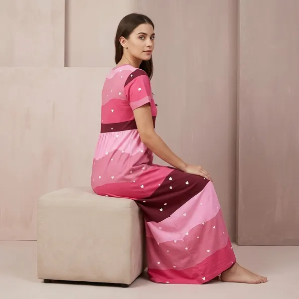 Pink_Cotton_Maxi_Nightdress_For_Women