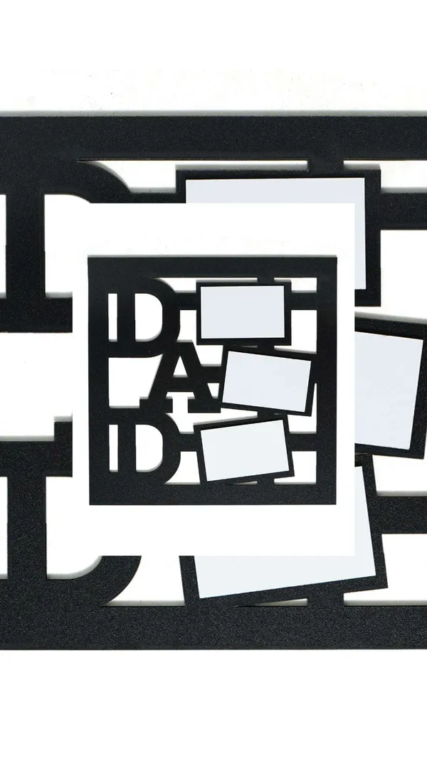 Dad_Photo_Frame-Black_Color_in_Cardboard_Rectangle_Shape