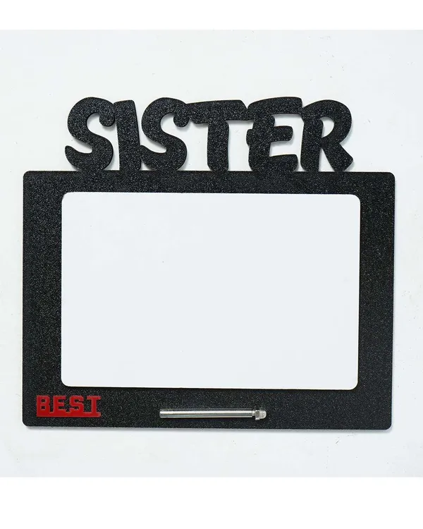 Sister_Photo_Frame-Black_Color_Cardboard