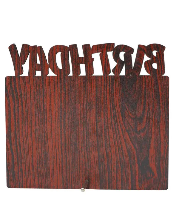 Birthday_Photo_Frame-Black_And_Brown_Cardboard_Rectangle_Shape