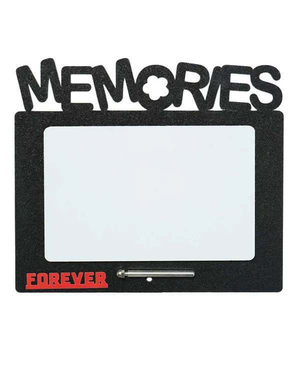 Memories_Photo_Frame-Black_and_Brown_Cardboard_Rectangle_Shape