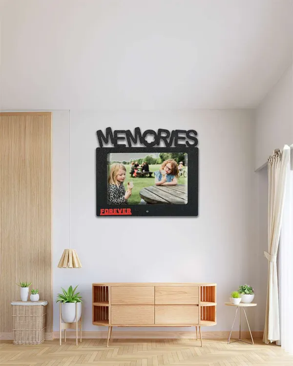 Memories_Photo_Frame-Black_and_Brown_Cardboard_Rectangle_Shape