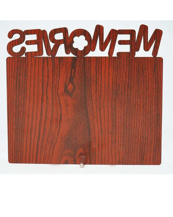 Memories_Photo_Frame-Black_and_Brown_Cardboard_Rectangle_Shape