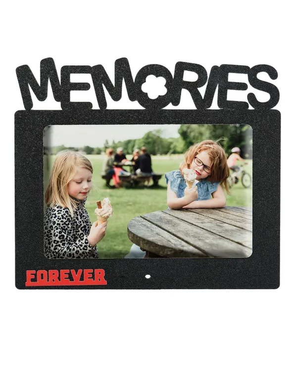 Memories_Photo_Frame-Black_and_Brown_Cardboard_Rectangle_Shape