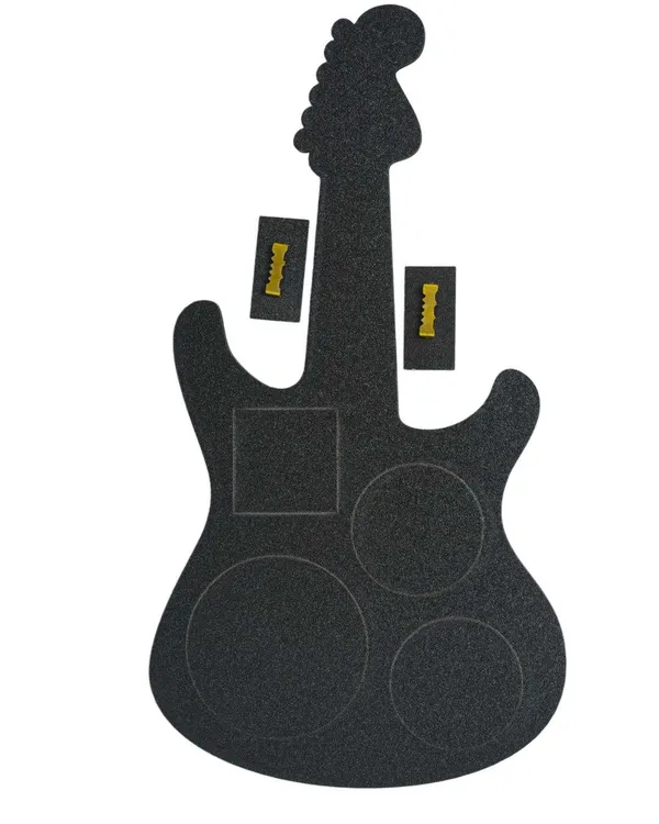 Guitar_Shaped_Photo_Frame-Black_MDF_Laser_Cut