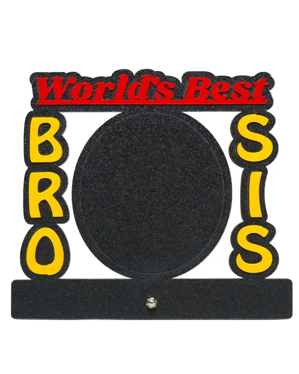 Bro-Sis_Oval_Shape_Photo_Frame-Multicolor_Cardboard