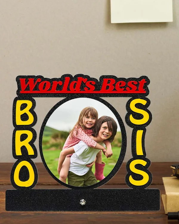 Bro-Sis_Oval_Shape_Photo_Frame-Multicolor_Cardboard