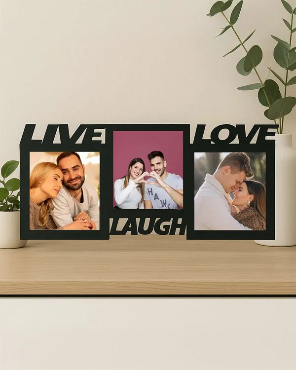 Live_Laugh_Love_Photo_Frame-Black_Cardboard_Rectangle_Shaped
