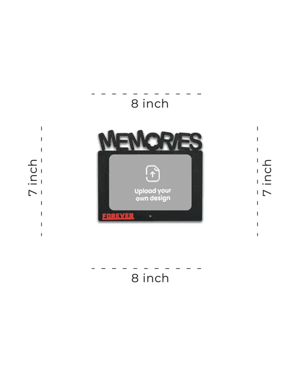 Memories_Photo_Frame-Black_and_Brown_Cardboard_Rectangle_Shape