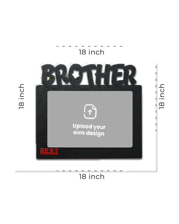 Brother_Photo_Frame-Black_Color_in_Cardboard_Rectangle_Shape