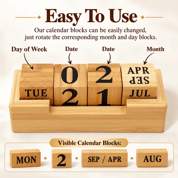 Pine_Wood_Perpetual_Calendar_|_Handmade_Wooden_Desk_Calendar_|_Manual_Date_Change_Block_Calendar_|_Office_&_Home_Decor