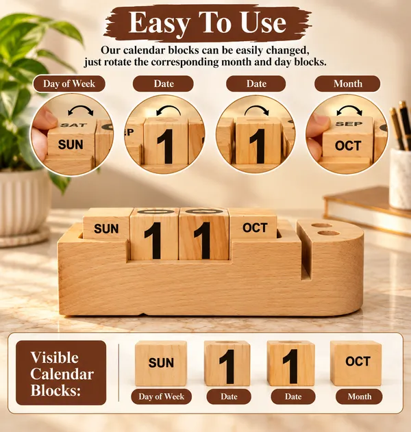 Pine_Wood_Perpetual_Calendar_with_Phone,_Pen_&_Visiting_Card_Holder_|_Handmade_Wooden_Desk_Calendar_|_Manual_Date_Change_Block_Calendar_|_Office_&_Home_Decor_Less__₹849__₹7,330_82%_Off