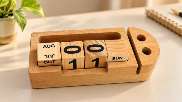 Pine_Wood_Perpetual_Calendar_with_Phone,_Pen_&_Visiting_Card_Holder_|_Handmade_Wooden_Desk_Calendar_|_Manual_Date_Change_Block_Calendar_|_Office_&_Home_Decor_Less__₹849__₹7,330_82%_Off