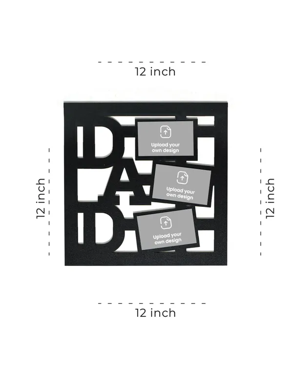 Dad_Photo_Frame-Black_Color_in_Cardboard_Rectangle_Shape