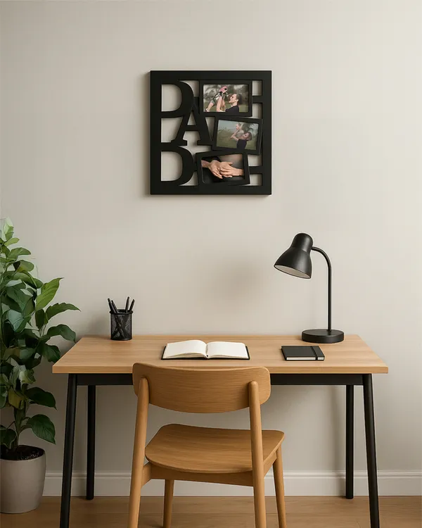 Dad_Photo_Frame-Black_Color_in_Cardboard_Rectangle_Shape