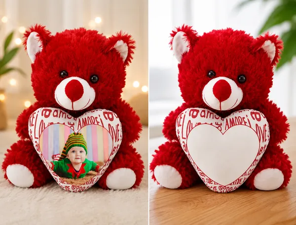 Valentine_Teddy_Bear_Pillow-Red_Acrylic_Fur_Teddy_Bear_Heart_Shaped