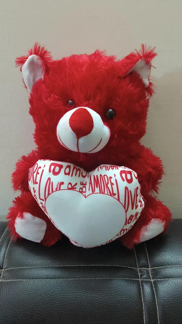 Valentine_Teddy_Bear_Pillow-Red_Acrylic_Fur_Teddy_Bear_Heart_Shaped
