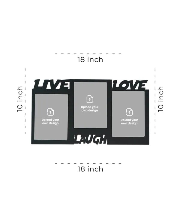 Live_Laugh_Love_Photo_Frame-Black_Cardboard_Rectangle_Shaped