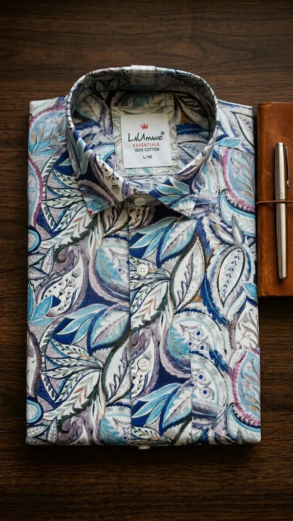 Multicolor_Cotton_Paisley_Shirt_For_Men